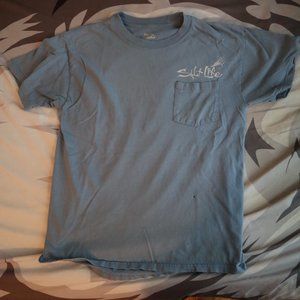 Salt Life Skeleton Tshirt Size Medium 18" 25"
